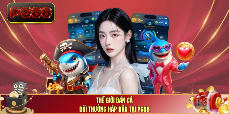 Thế giới bắn cá đổi thưởng hấp dẫn tại PG88